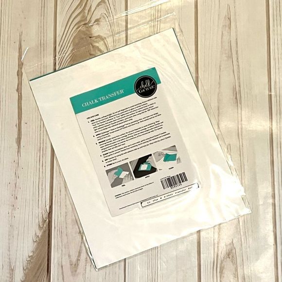 Retired Chalk Couture Size B Chalk Pretty Things Transfer! - Picture 2 of 2